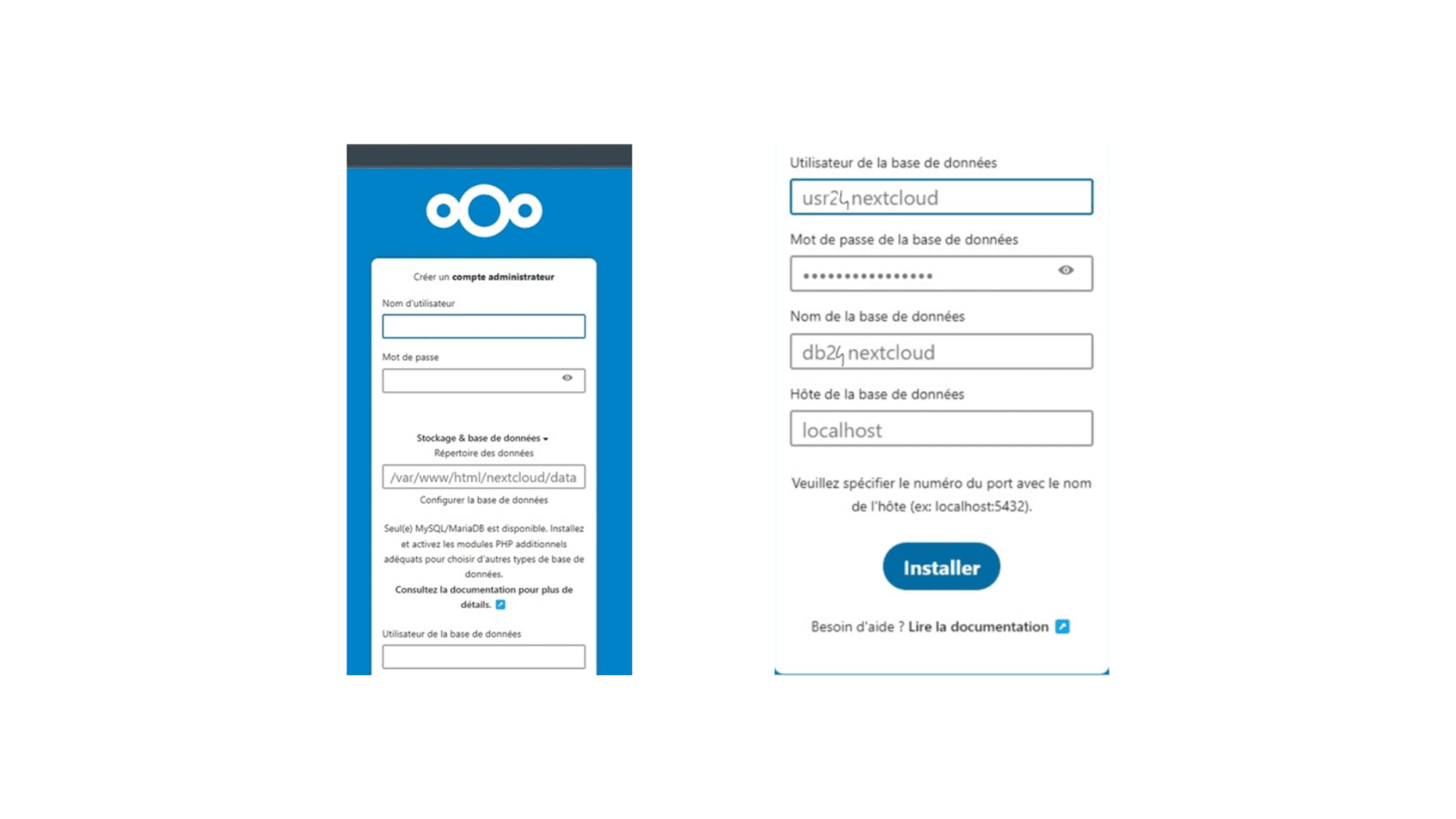 photos projet Nextcloud