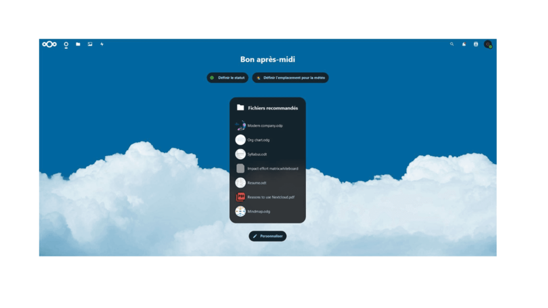 photos projet Nextcloud